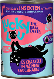 Lucky Lou Katzenfutter Lifestage Adult Geflügel & Insekten Nassfutter getreidefrei ohne Zucker 6x400g - 6 x 400 g – Bild 1 von 7