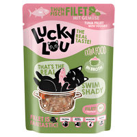 Produktbild von Lucky Lou Leckerli Thunfisch mit Gemüse in Sud 70 g