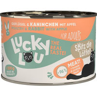 Produktbild von Lucky Lou Lifestage Adult Geflügel und Kaninchen getreidefrei und ohne Zucker 6x200g - 6 x 200 g