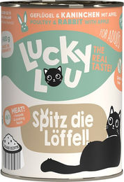 Produktbild von Lucky Lou Lifestage Adult Geflügel und Kaninchen getreidefrei und ohne Zucker 6x400g - 6 x 400 g