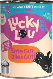 Produktbild von Lucky Lou Lifestage Adult Hundefutter Geflügel & Ente getreidefrei ohne Zucker 6x400g