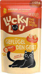 Produktbild von Lucky Lou Lifestage Adult Hundefutter Geflügel getreidefrei ohne Zucker 16x125g