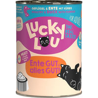 Produktbild von Lucky Lou Lifestage Adult Hundefutter Geflügel und Ente getreidefrei ohne Zucker 24x400g