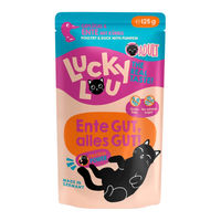 Produktbild von Lucky Lou Lifestage Adult Hundefutter Geflügel und Ente getreidefrei und ohne Zucker 16x125g