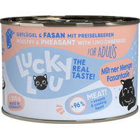 Produktbild von Lucky Lou Lifestage Adult Hundefutter Geflügel und Fasan getreidefrei ohne Zucker 24x200g