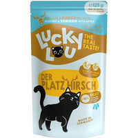 Produktbild von Lucky Lou Lifestage Adult Hundefutter Geflügel und Hirsch getreidefrei ohne Zucker 16x125g