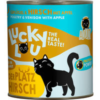 Produktbild von Lucky Lou Lifestage Adult Hundefutter Geflügel und Hirsch getreidefrei und glutenfrei 800 g