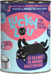 Produktbild von Lucky Lou Lifestage Adult Hundefutter Geflügel und Insekten getreidefrei ohne Zucker 6x400g