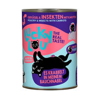 Produktbild von Lucky Lou Lifestage Adult Hundefutter Geflügel und Insekten getreidefrei und ohne Zucker 24x400g