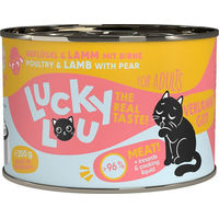 Produktbild von Lucky Lou Lifestage Adult Hundefutter Geflügel und Lamm getreidefrei ohne Zucker 24x200g