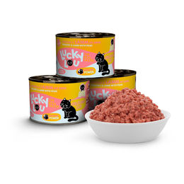 Lucky Lou Lifestage Adult Hundefutter Geflügel und Lamm getreidefrei ohne Zucker 6x200g – Bild 1 von 2