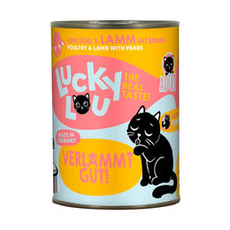 Lucky Lou Lifestage Adult Hundefutter Geflügel und Lamm getreidefrei und ohne Zucker 24x400g – Bild 1 von 2
