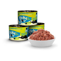 Produktbild von Lucky Lou Lifestage Adult Hundefutter Rind und Insekten getreidefrei ohne Zucker 6x200g