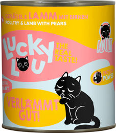 Lucky Lou Lifestage Adult Katzenfutter Geflügel & Lamm getreidefrei und glutenfrei 800 g – Bild 1 von 4