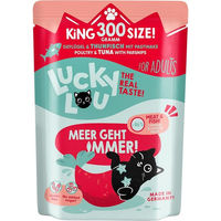 Produktbild von Lucky Lou Lifestage Adult Katzenfutter Geflügel und Thunfisch getreidefrei ohne Zucker 6x300g - 6 x 300 g