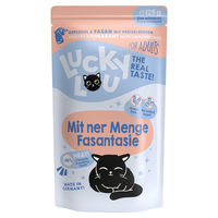 Produktbild von Lucky Lou Lifestage Katzen Nassfutter Adult Geflügel & Fasan Stückchen in Sauce 16 x 125 g getreidefrei glutenfrei - 16 x 125 g