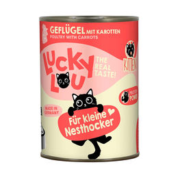 Lucky Lou Lifestage Kitten Geflügel Getreidefrei Ohne Zucker 24x400g – Bild 1 von 2