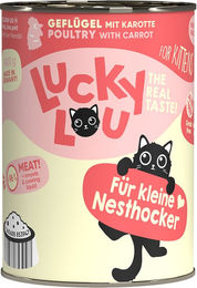 Produktbild von Lucky Lou Lifestage Kitten Geflügel Getreidefrei Ohne Zucker 24x400g
