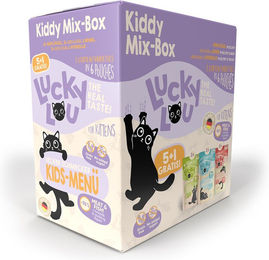 Lucky Lou Lifestage Kitten Multipack mit Geflügel, Rind und Forelle 6x125g - 6 x 125 g – Bild 1 von 3