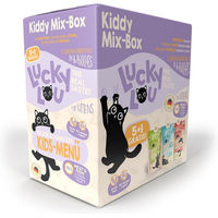 Produktbild von Lucky Lou Lifestage Kitten Multipack mit Geflügel, Rind und Forelle 6x125g - 6 x 125 g