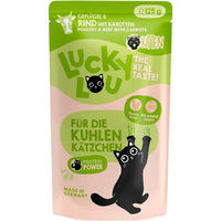 Produktbild von Lucky Lou Lifestage Kitten Nassfutter Geflügel und Rind Getreidefrei und Ohne Zucker 16x125g