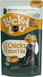 Produktbild von Lucky Lou Lifestage Senior Geflügel Getreidefrei Ohne Zucker 16x125g