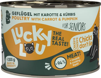 Produktbild von Lucky Lou Lifestage Senior Geflügel Getreidefrei Ohne Zucker 6x200g