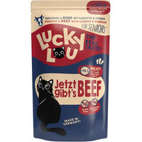 Produktbild von Lucky Lou Lifestage Senior Hundefutter Geflügel & Rind getreidefrei ohne Zucker 16x125g