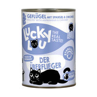 Produktbild von Lucky Lou Lifestage Sterilized Geflügel Getreidefrei Ohne Zucker 24x400g