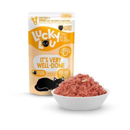 Lucky Lou Lifestage Sterilized Katzenfutter Geflügel und Rind 16x125g – Bild 1 von 2