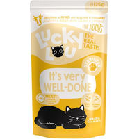 Produktbild von Lucky Lou Lifestage Sterilized Katzenfutter Geflügel und Rind 16x125g