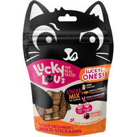 Produktbild von Lucky Lou Lucky Ones Crunchy Sticks Mixpaket mit Huhn, Kaninchen und Forelle 4x50g