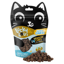 Lucky Lou Lucky Ones Cubes Leckerli Huhn & Hirsch für Katzen 8x80 g - 8 x 80 g – Bild 1 von 6