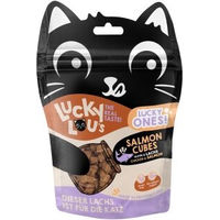 Produktbild von Lucky Lou Lucky Ones Cubes Leckerli Huhn und Lachs für alle Altersstufen 8x80g - 8 x 80 g