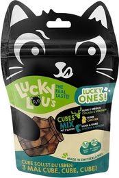 Produktbild von Lucky Lou Lucky Ones Cubes Mixpack Leckerli mit Huhn, Hirsch und Gans 4x80g - 4 x 80 g