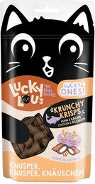 Lucky Lou Lucky Ones Krunchy Krisps Hundeleckerli Huhn und Lachs 10x60g – Bild 1 von 4
