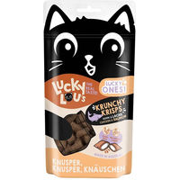 Produktbild von Lucky Lou Lucky Ones Krunchy Krisps Hundeleckerli Huhn und Lachs 10x60g