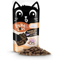 Produktbild von Lucky Lou Lucky Ones Krunchy Krisps Hundeleckerli Lachs und Huhn 10x60 g - 10 x 60 g