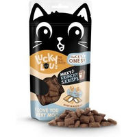 Produktbild von Lucky Lou Lucky Ones Krunchy Krisps Lachs Leckerli 10x60 g - 10 x 60 g