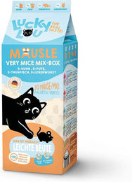 Lucky Lou Mäusle Katzen Leckerli Mix Selection für Adult 20x28g - 20 x 28 g – Bild 1 von 5