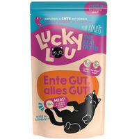 Produktbild von Lucky Lou Nassfutter Katze Adult Ente und Geflügel Light 64x125 g - 64 x 125 g