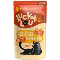 Produktbild von Lucky Lou Nassfutter Katze Adult Geflügel 16x125 g - 16 x 125 g