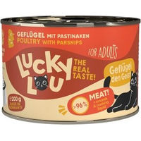 Produktbild von Lucky Lou Nassfutter Katze Adult Geflügel 24x200 g - 24 x 200 g