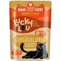 Produktbild von Lucky Lou Nassfutter Katze Adult Geflügel Stückchen in Sauce Light 12x300 g - 12 x 300 g
