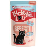 Produktbild von Lucky Lou Nassfutter Katze Adult Light Geflügel und Rind 16x125 g - 16 x 125 g