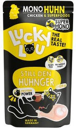 Lucky Lou Nassfutter Katze Adult SuperMono Huhn Getreidefrei Glutenfrei 16x125 g – Bild 1 von 3