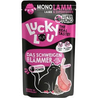 Produktbild von Lucky Lou Nassfutter Katze Adult SuperMono Lamm getreidefrei und glutenfrei 16x125 g