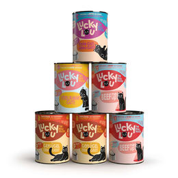 Lucky Lou Nassfutter Katze Adult Tasty Mix 6x400g Getreidefrei Stückchen in Sauce - 6 x 400 g – Bild 1 von 7