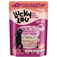Produktbild von Lucky Lou Nassfutter Katze Adult Thunfisch in Brühe Getreidefrei 12x70 g - 12 x 70 g