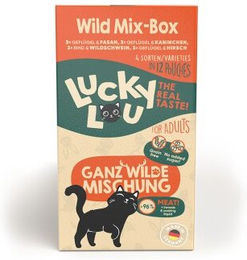 Lucky Lou Nassfutter Katze Adult Wild-Mix Getreidefrei 12x125 g - 12 x 125 g – Bild 1 von 8